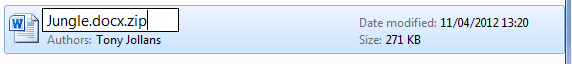 Your File almost renamed