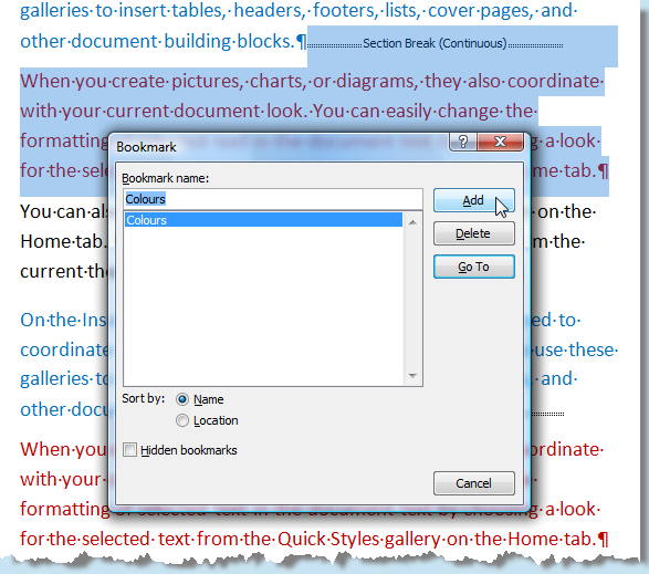 Screenshot: Redefining the Bookmark Screenshot: Redefining the Bookmark