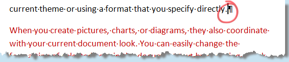 Screenshot: Cursor positioned Screenshot: Cursor positioned